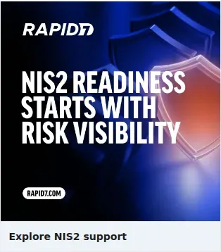Rapid7 Single Image Ad: Explore NIS2 support