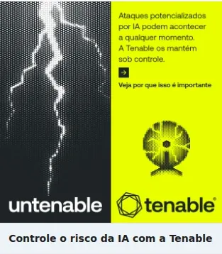 Tenable Single Image Ad: Controle o risco da IA com a Tenable