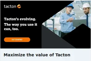 Tacto Single Image Ad: Maximize the value of Tacton