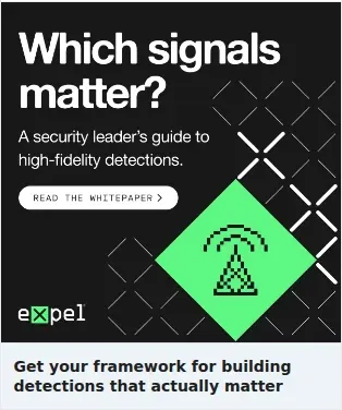Expel Single Image Ad: Get your framework for building detections that actually matter