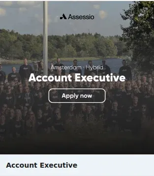 Teamtailor Single Image Ad: Account Executive
