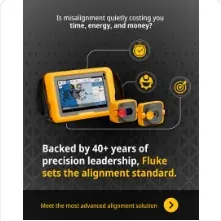 fluke carousel ad on LinkedIn: Tired of slow setups and unclear ROI?