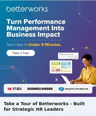 Betterworks Single Image Ad: Take a Tour of Betterworks - Built for Strategic HR Leaders