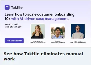 Taktile Single Image Ad: See how Taktile eliminates manual work
