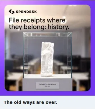 Spendesk Single Image Ad: The old ways are over.