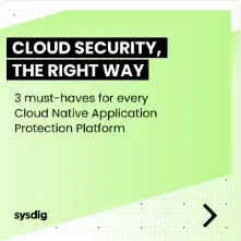 Sysdig Carousel Ad: Cloud Security, The Right Way