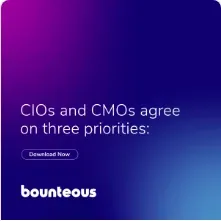 Bounteous carousel ad on LinkedIn: Lead Digital Transformation in Finance