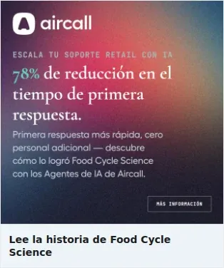 Aircall Single Image Ad: Lee la historia de Food Cycle Science