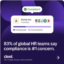 Deel carousel ad on LinkedIn: Most still manage it manually.