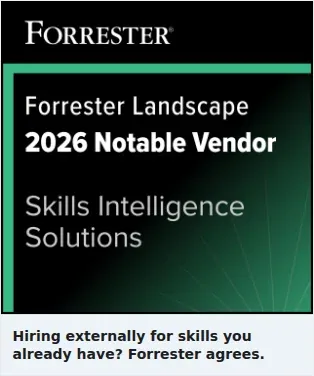 Eightfold AI Single Image Ad: Hiring externally for skills you already have? Forrester agrees.