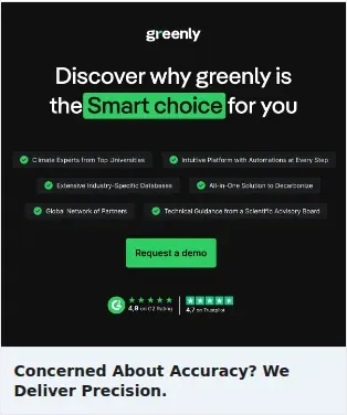 Greenly Single Image Ad: Concerned About Accuracy? We Deliver Precision.