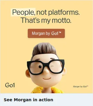 Go1 Single Image Ad: See Morgan in action