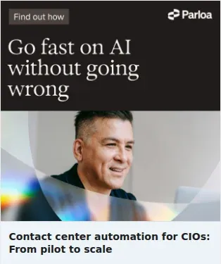 Parloa Single Image Ad: Contact center automation for CIOs: From pilot to scale