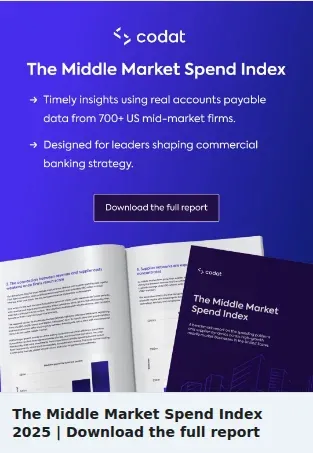 Codat Single Image Ad: The Middle Market Spend Index 2025 | Download the full report