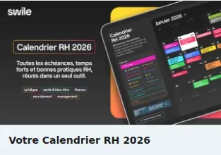 Swile Single Image Ad: Votre Calendrier RH 2026