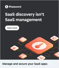 1Password LinkedIn ad creative