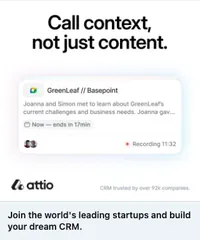 Attio LinkedIn ad creative