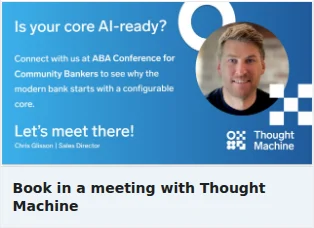Single Image Ad by Thought Machine: Book in a meeting with Thought Machine