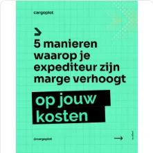 Carousel Ad by Cargoplot: Lees verder.