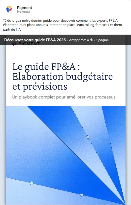 Document Ad by Pigment: Téléchargez notre dernier guide pour découvrir comment les experts FP&A élaborent leurs plans...